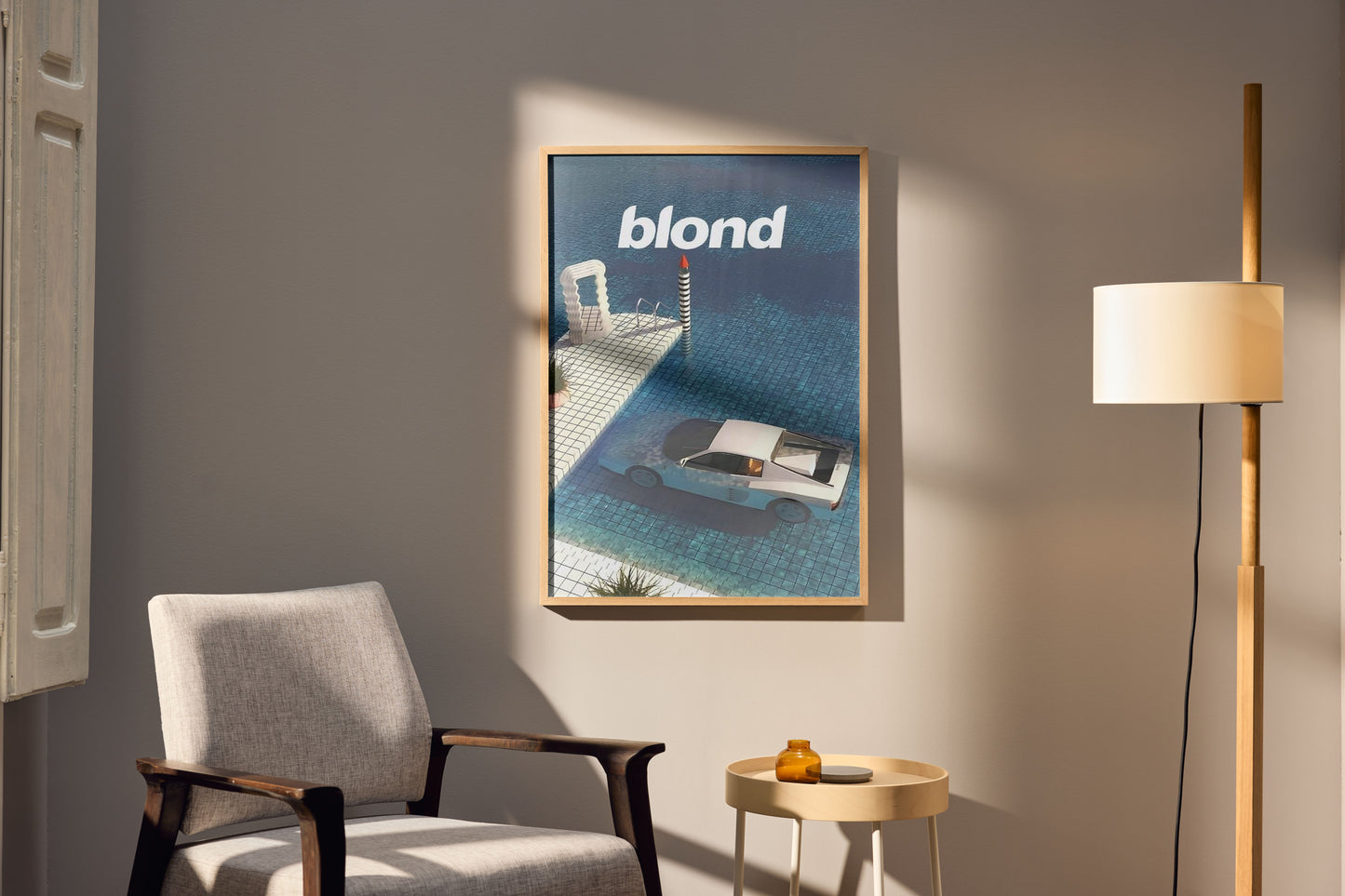 Frank Ocean Blond Album Poster – Pop Music Canvas Wall Art, Home Decor, Fan Gift