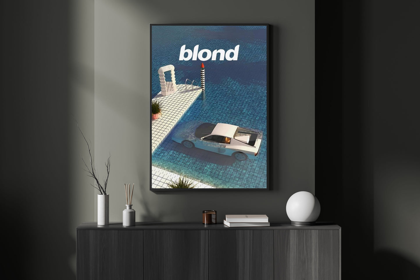 Frank Ocean Blond Album Poster – Pop Music Canvas Wall Art, Home Decor, Fan Gift