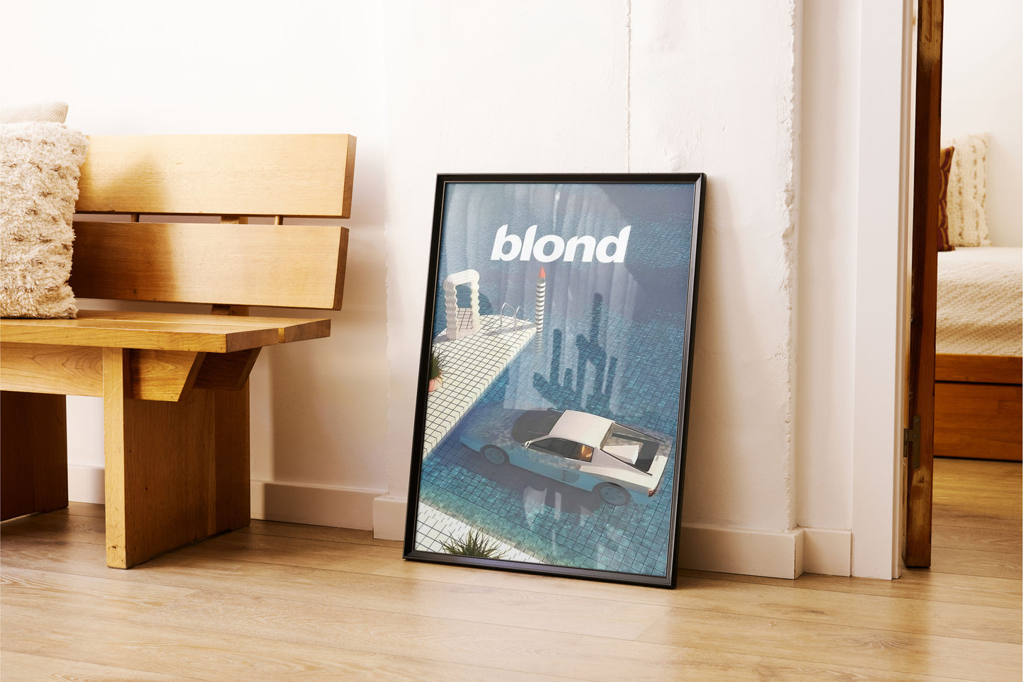 Frank Ocean Blond Album Poster – Pop Music Canvas Wall Art, Home Decor, Fan Gift