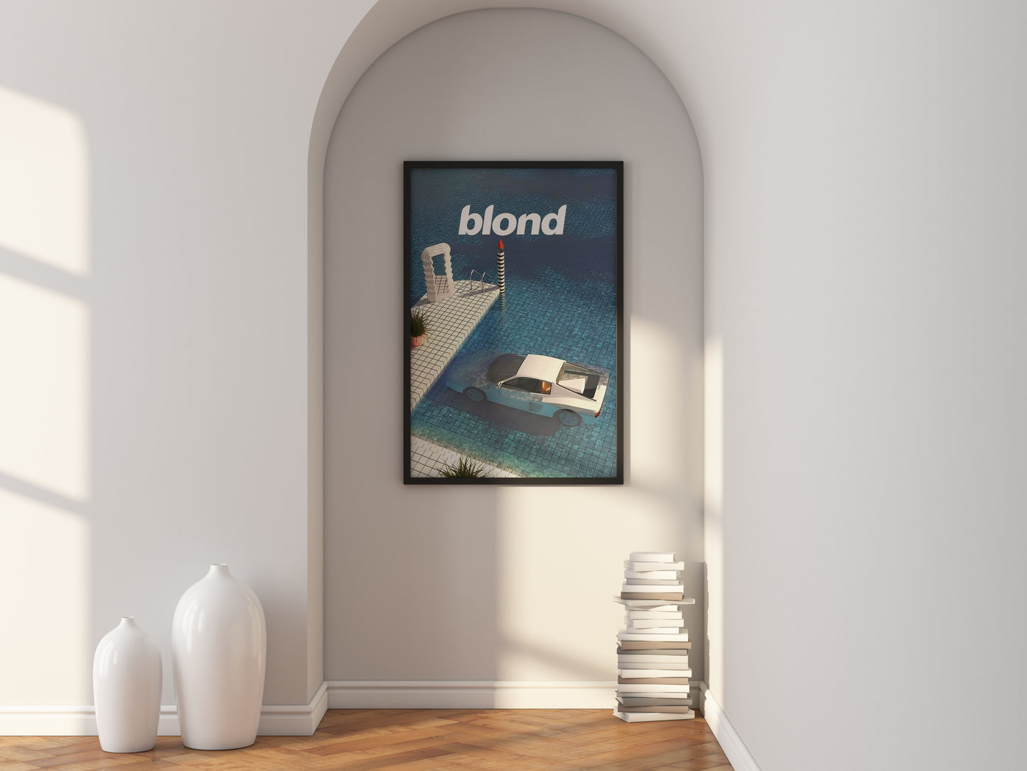 Frank Ocean Blond Album Poster – Pop Music Canvas Wall Art, Home Decor, Fan Gift