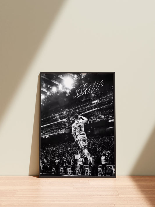 Cristiano Ronaldo Signature CR7 Poster Wall Art Home Decoration Wall Vintage Print Picture