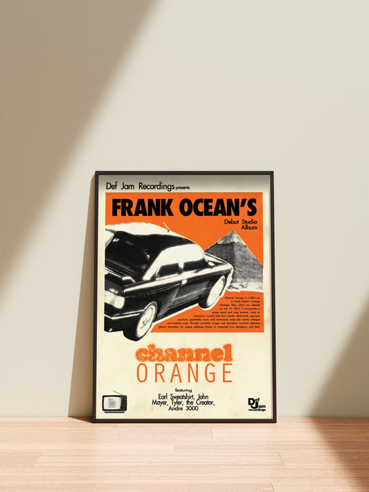 Frank Ocean Channel Orange Album Prints Poster Pop Music Artists Unframed