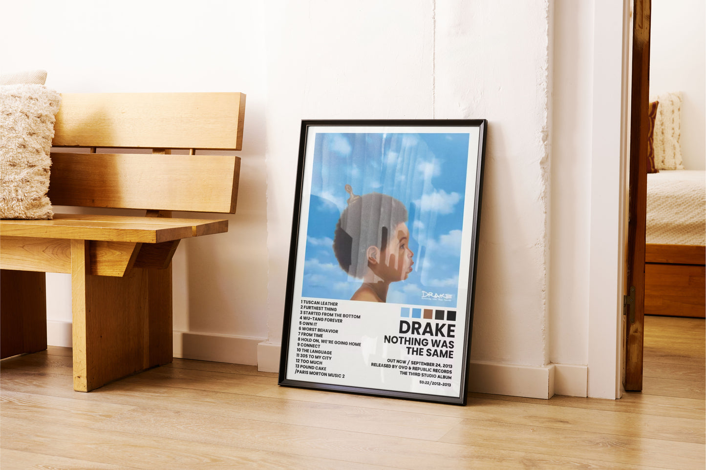 Drake Poster Nothing Was The Same Rap Hip Hop Poster Album Wall Art Cover