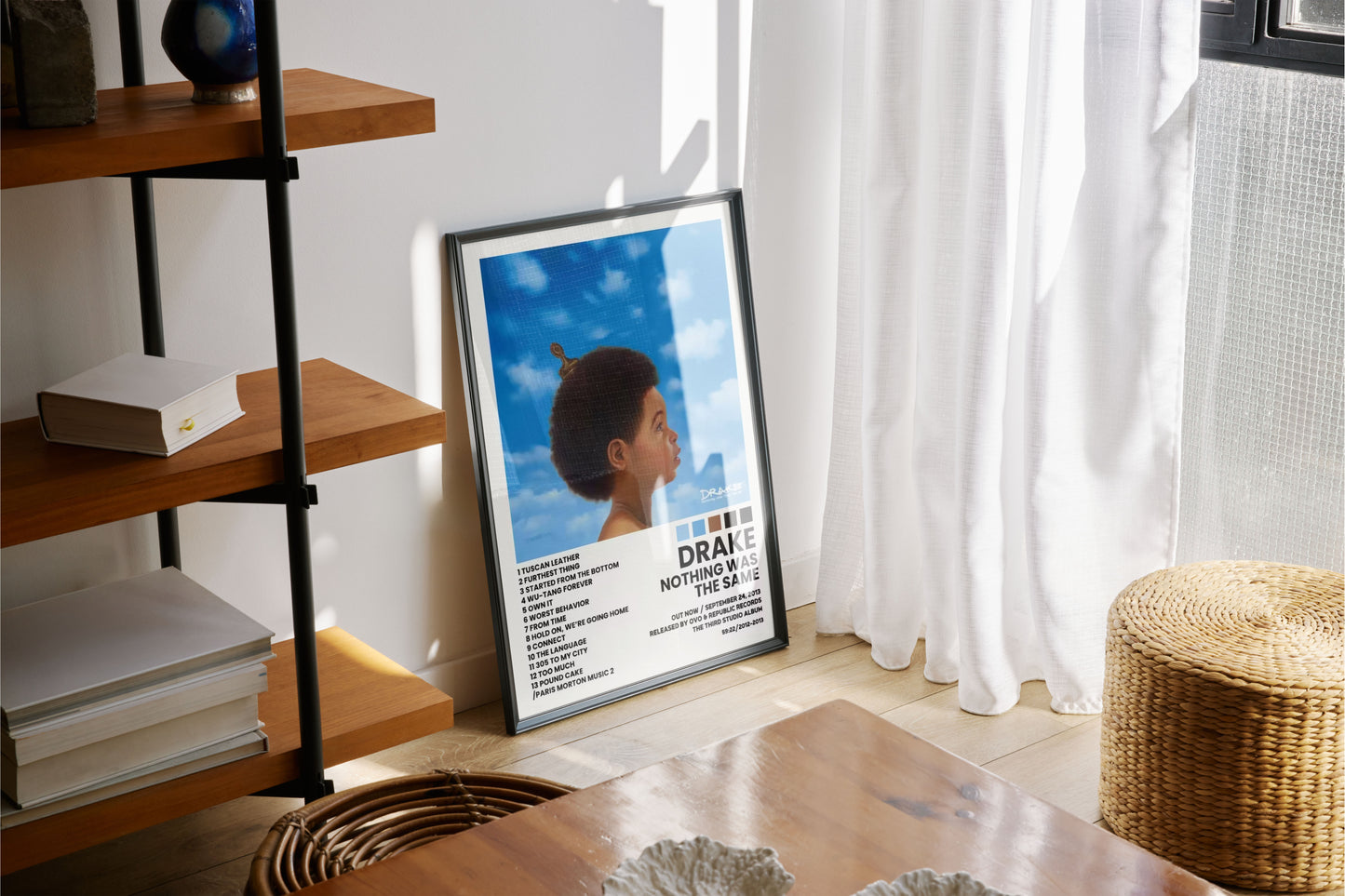 Drake Poster Nothing Was The Same Rap Hip Hop Poster Album Wall Art Cover