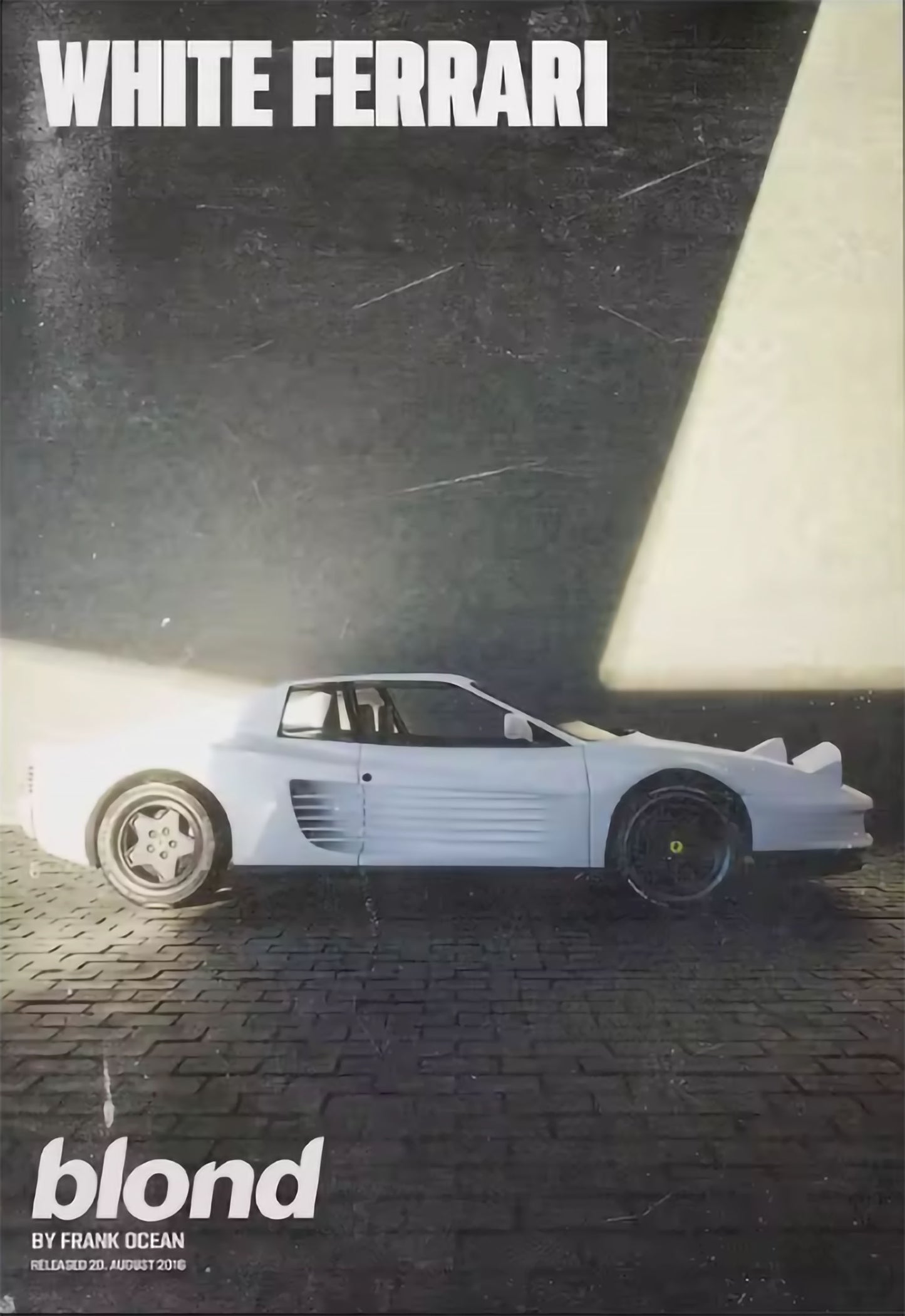 Modern Blond Frank Ocean Hypebeast Rap Fashion Album Wall Art Canvas