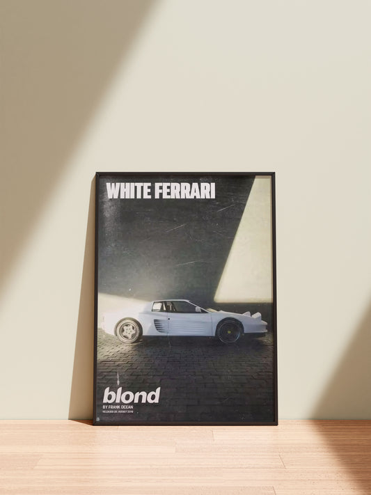 Modern Blond Frank Ocean Hypebeast Rap Fashion Album Wall Art Canvas