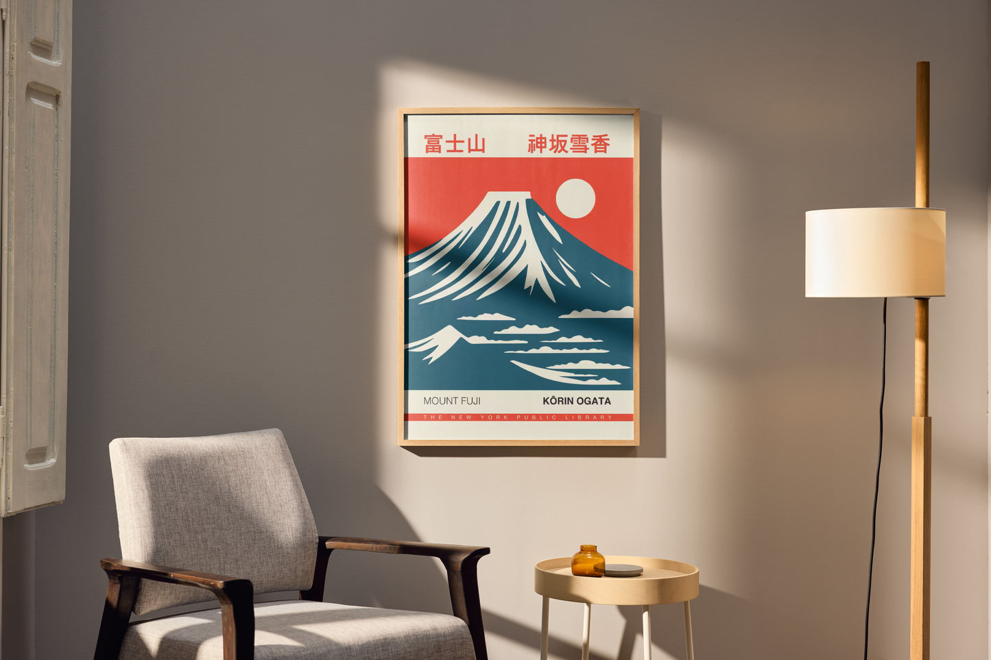 Mount Fuji Retro Landscape Japanese Poster Exhibition Wall Art Picture Home Decor