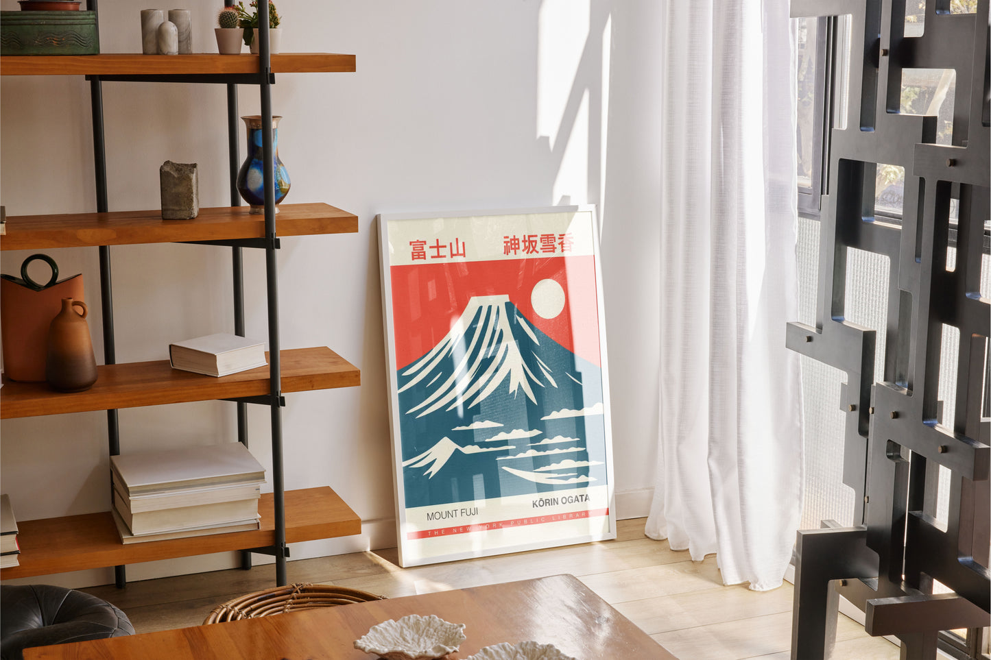 Mount Fuji Retro Landscape Japanese Poster Exhibition Wall Art Picture Home Decor